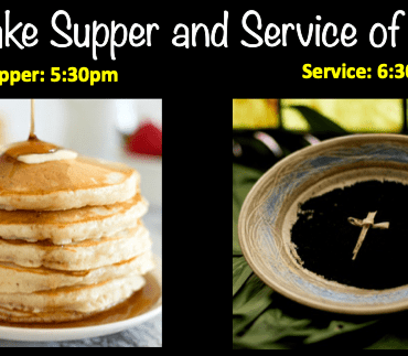 Pancake Supper and Service of Ashes